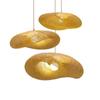 Natural  Handmade Bamboo Woven Lamp Decorative Lighting Wooden Bamboo Chandeliers Creative Pendant Light Restaurant