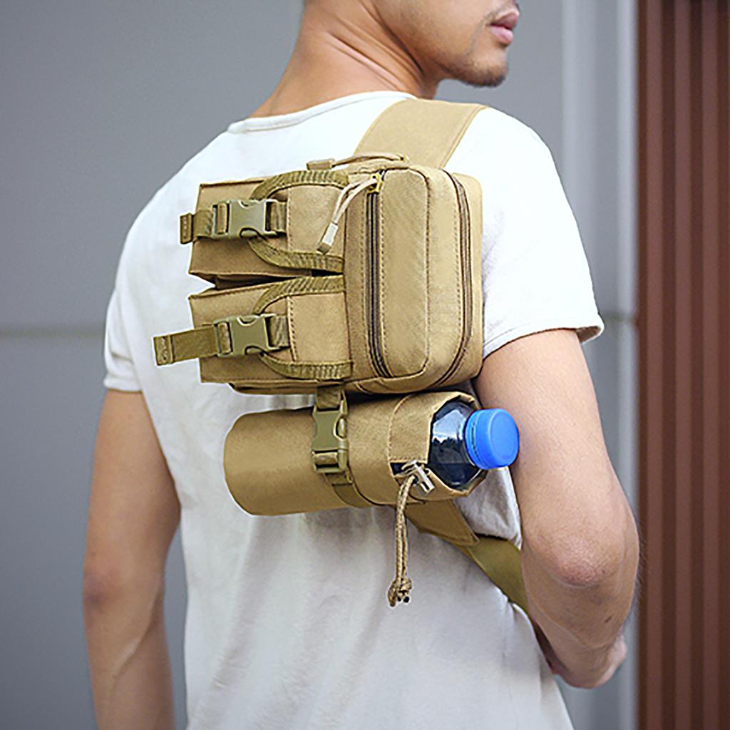 Унисекс Поясная сумка Карман для бутылки Водонепроницаемость Износостойкий Легкий Большой вместительный Туризм Велоспорт