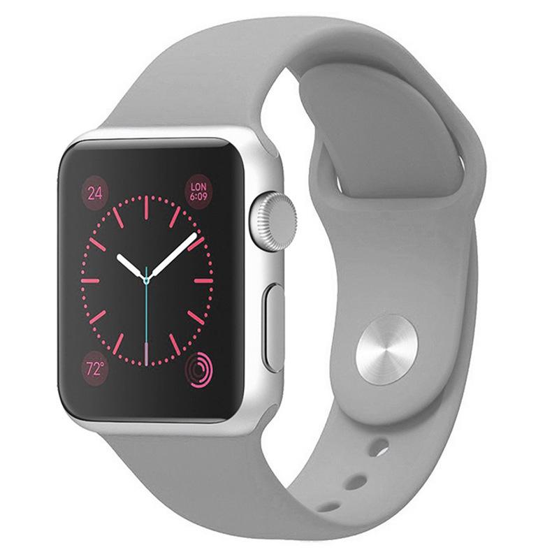 Силиконовый ремешок Apple для Apple Watch Series 1-9/SE, Классический спортивный ремешок