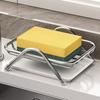 Multifunctional Stainless Steel Soap Rack Self Draining Bathroom Storage Rack  Bathroom Use