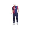 Nike Dri-FIT ADV Barcelona 2024/25 Home Лоскутная печать логотипа Круглый вырез Короткий рукав Футболка Мужская Топы Темно-Королевский Синий FN8775-456