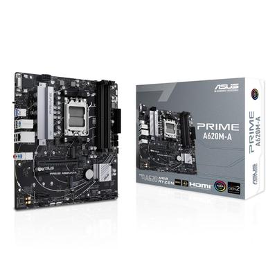 ASUS PRIME AMD Ryzen 7000 series AM5 совместимый A620 mATX авторизованный дистрибьютор продукт A620M-A материнская плата/домашняя