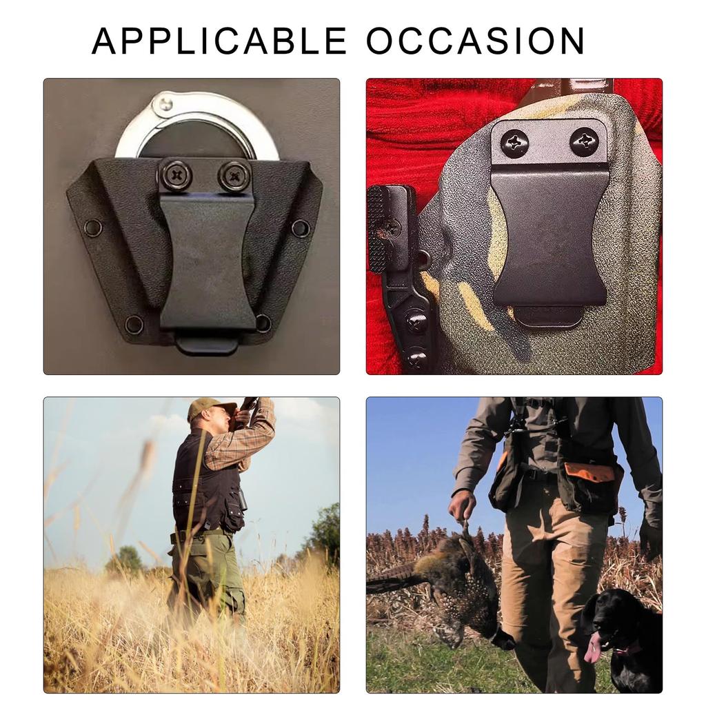 Аксессуары для ножен K Зажим для ножен K Задняя клипса с винтами Поясная клипса Карманный зажим для ножен K Зажим для ножен