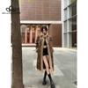 Autumn Winter New Lambswool Loose Warm Coat Korean Style Casual Thickened Faux Fur Plush Long Coat