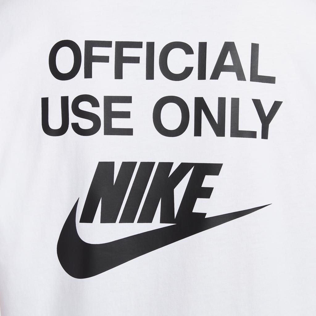 Nike Спортивная одежда As U Nsw Футболка M90 Oc Remix Модная Простая Футболка-пуловер с круглым вырезом Однотонная Футболка с коротким рукавом Мужские топы Белый HJ0775100