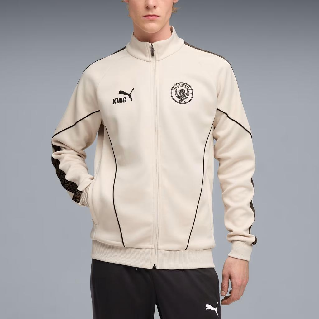 Puma Мужская вязаная куртка на молнии Manchester City, версия для игрока, куртки 782173-12