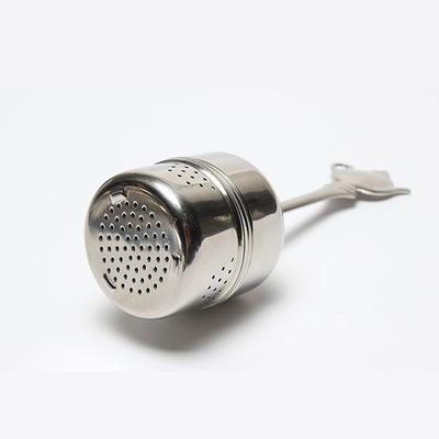 Фильтр для заваривания чая из нержавеющей стали, цилиндрический фильтр для специй и трав, шарики для приправ, подвесная цепь для кухни
