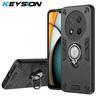 KEYSION Противоударный чехол для HONOR Magic 7 Lite 5G, защитное кольцо для камеры, подставка, задняя крышка для телефона Huawei Honor X9c 5G