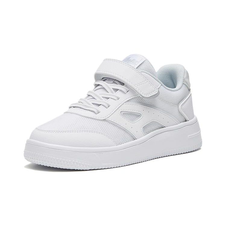 Anta Удобные универсальные амортизирующие нескользящие низкие детские кроссовки для скейтбординга детские кроссовки белые 332328003S-5
