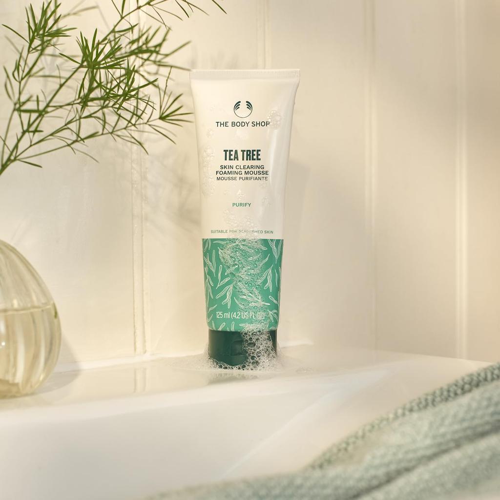 The Body Shop TT Skin Clearing Foaming Mousse 125 мл Tea [Официальный] (Ароматное дерево) [Подлинный]