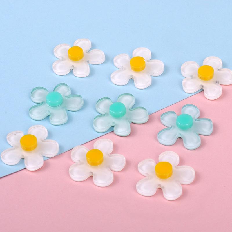 Акриловая желейная нашивка в виде цветка для сережек и украшений чехлов для телефонов своими руками