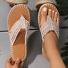 Women Slippers New Summer Hot-selling Slippers Women Flip-flops Solid Color Beach Shoes Large Size Sandals Slides Women