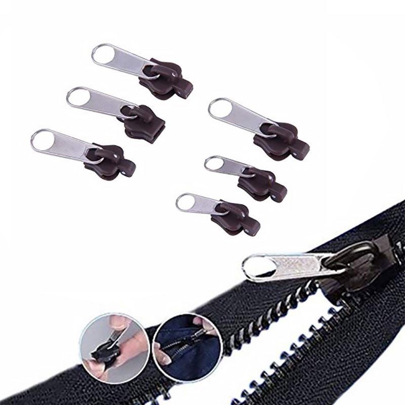 Ремонтный комплект портативный 6 шт./комплект высокое качество 3 размера швейные инструменты слайдер зубчатые молнии мгновенная фиксация исправить молнию популярные универсальные нежные ювелирные изделия