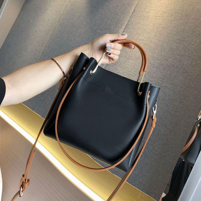 Сумка Женская сумка-мешок большой емкости на одно плечо, ручная сумка через плечо