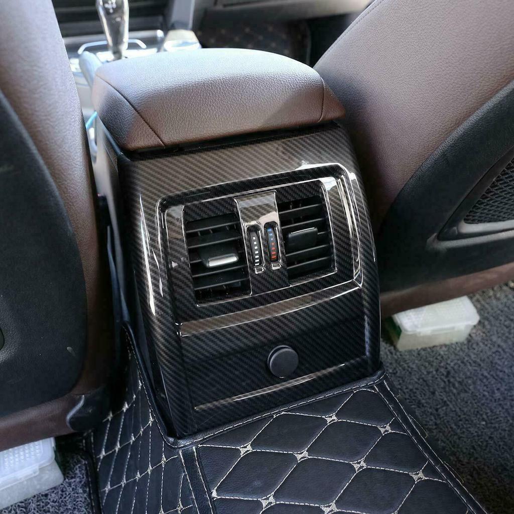 Аксессуары для BMW 3 4 серии F30 F31 F32 F34 F36, автомобильный подлокотник, задняя розетка кондиционера, рамка, накладка, внутренняя отделка