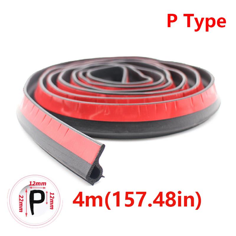 Резиновые уплотнители для дверей автомобиля ZPD-образная отделка, шумоизоляция, уплотнительная прокладка типа ZPD, резиновые полоски для автомобильных аксессуаров