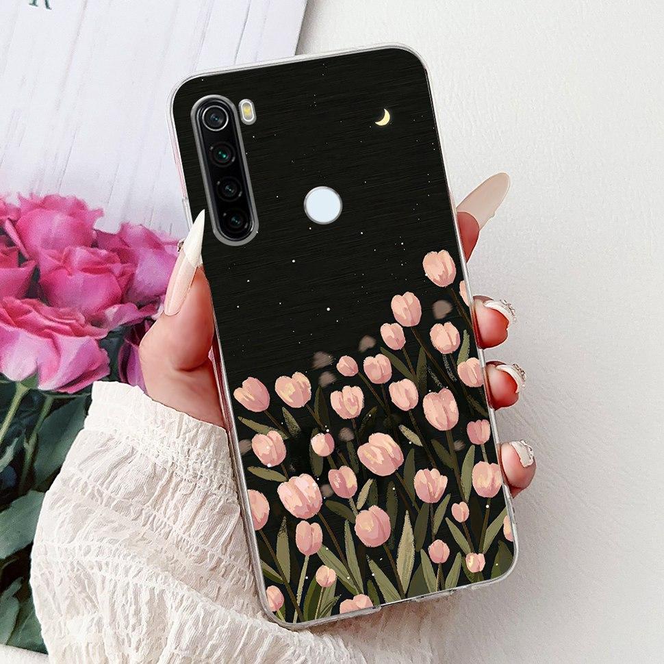 6.3" Silicone Case For Xiaomi Redmi Note 8 Soft TPU Cute Patterned Cover Case For Redmi Note 8  Note8 Protective Shell Bumper