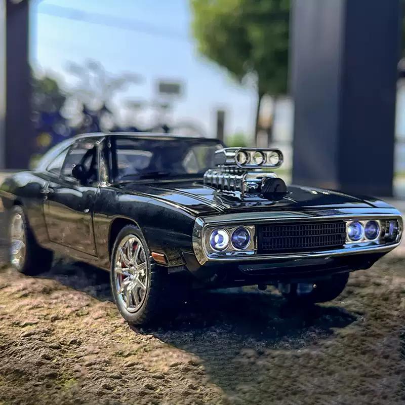 Модель автомобиля Dodge War Horse Challenger 1970 года в масштабе 1/24, сплав, симуляция, коллекция спортивных автомобилей, украшение, металлическая игрушечная машинка для мальчика
