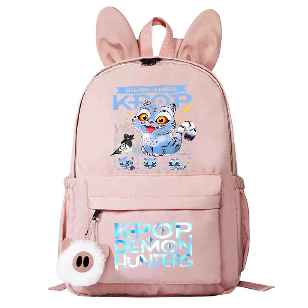 K-pop охотник на ведьм милые кроличьи ушки персонализированный рюкзак колледжский ветер тренд ins ученик средней школы школьный рюкзак