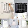 Weekly Planner Acrylic Board Clear Daily Record Board Wall Mounted To Do List Whiteboard Weekly Working Cooking Record Board