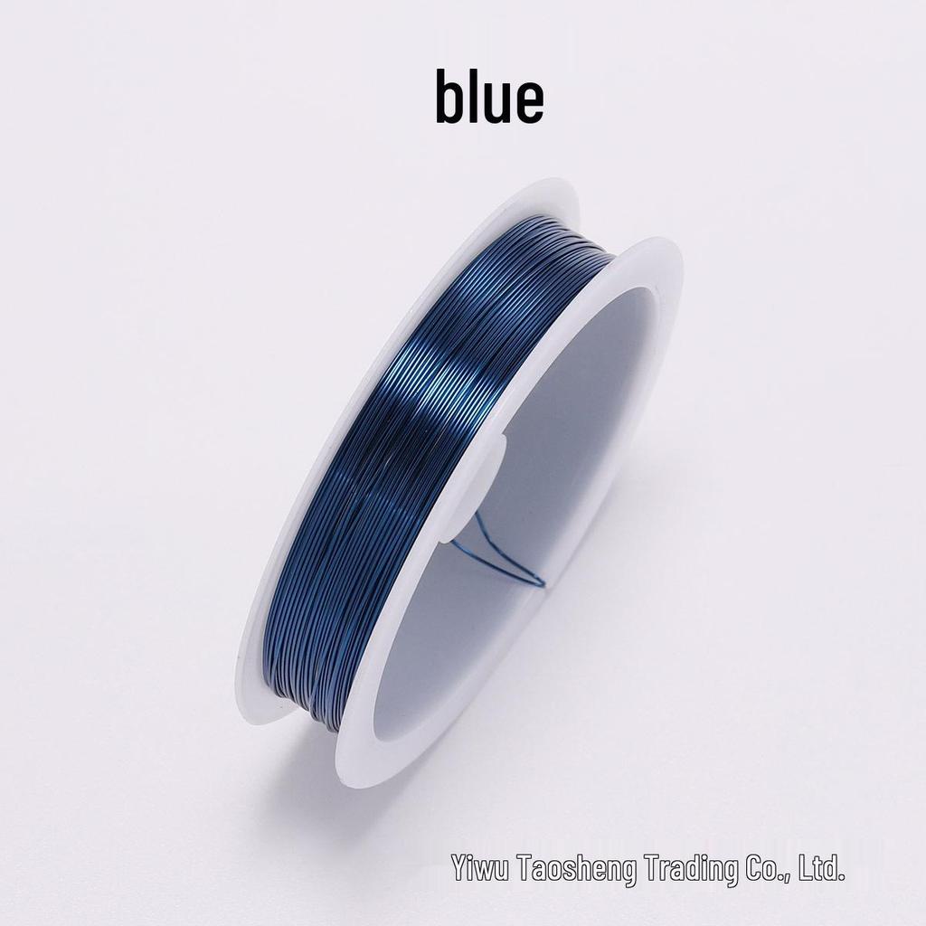 DIY Colored Copper Beading Wire 0.3-0.4mm for Jewelry Making and Shaping Accessories