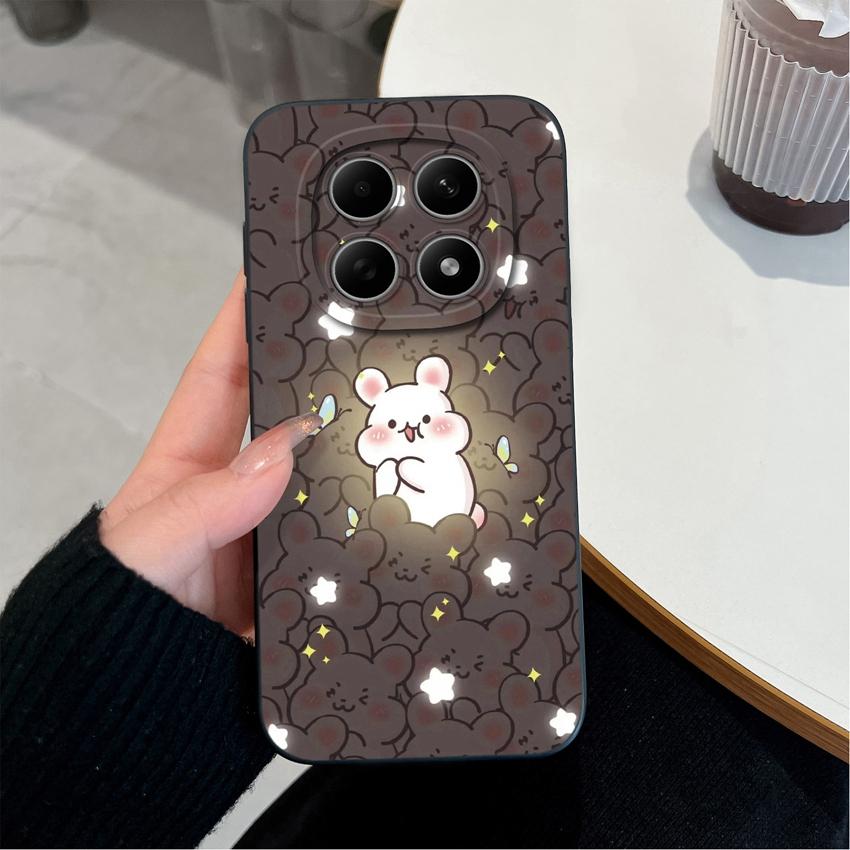 Чехол для телефона Redmi Note 15 Pro 4G 5G 15 Pro+ 15 Pro Plus, ретро-чехол с бабочкой, для Xiaomi Redmi Note15, мягкий, гладкий, жидкий силикон, легкий корпус