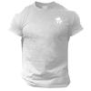Blood Spartan T Shirt Pocket Gym Clothing Bodybuilding Training Workout Mma Top
