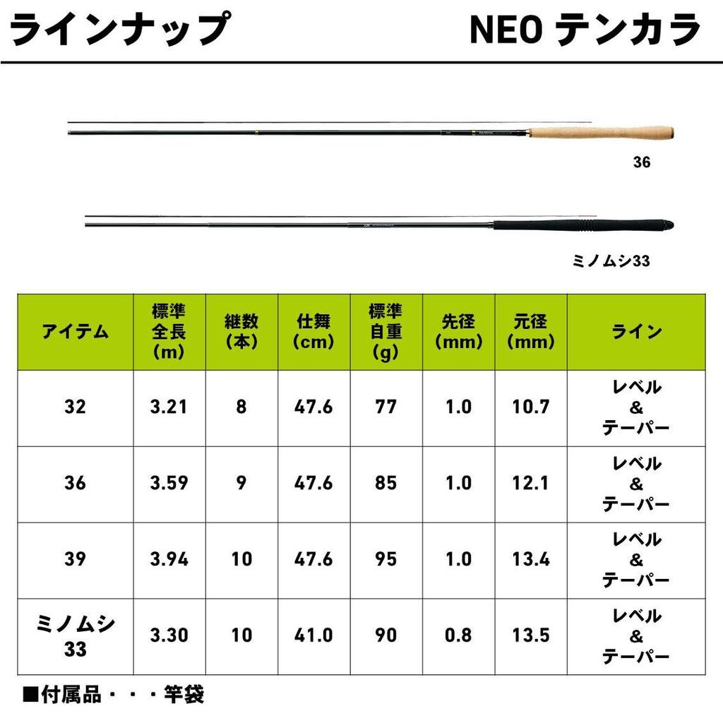 Daiwa Mountain Stream Rod NEO Tenkara 39 Fishing Rod