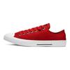 Converse Chuck Taylor All Star Flight School Низкие кеды с черной полосой Повседневные низкие парусиновые кеды Унисекс Красные Белые 165739C