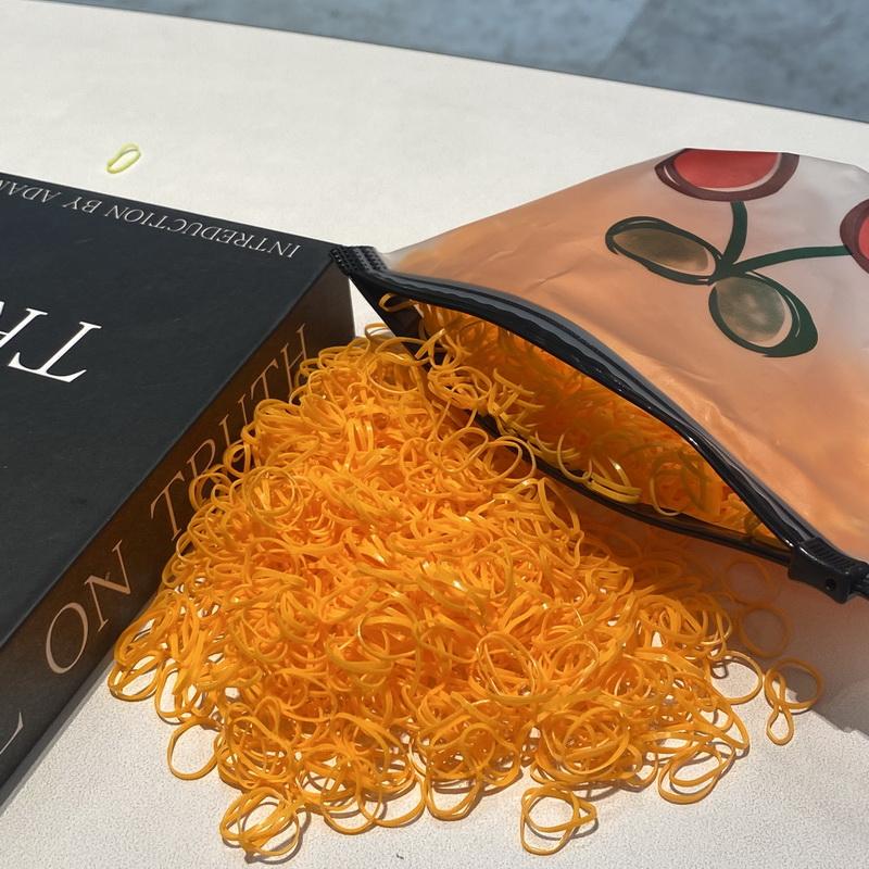 2000 шт./лот Маленькие одноразовые прозрачные резинки для волос для девочек, эластичные резинки для браслетов, детские мини-резинки для волос, повязка на голову