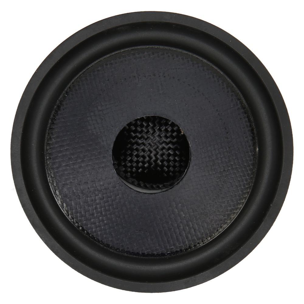 Black Paper Paper Speaker Cone Rubber Surround Drum Paper Subwoofer Cone Speaker Replacement