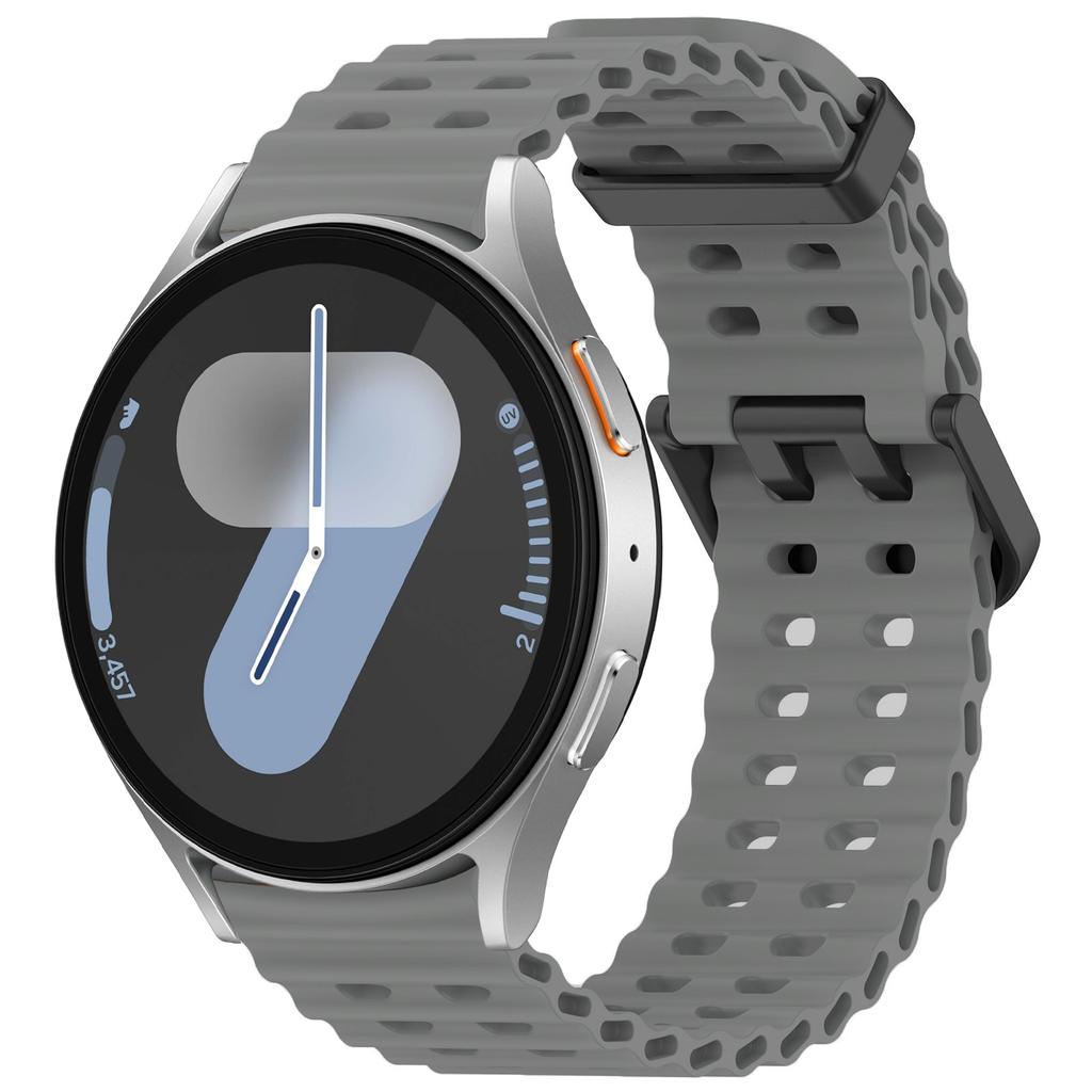 Морской ремешок для Samsung Galaxy Watch 7 FE 5 6 4 Classic 5 pro 40 44 мм Без зазоров Силиконовый браслет correa Galaxy Watch6 watch4 Ремешок