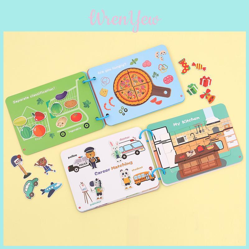 Sensory Busy Book For Toddlers Interactive Educational Toy Promotes Creativity And Problem Solving Yc-72