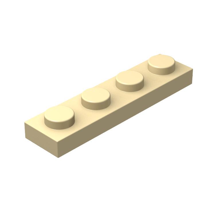 MOC 3710: Сборка, частицы, аксессуары, компоненты, доска 1x4, 20 деталей, разноцветные строительные блоки, развивающая игрушка-город.