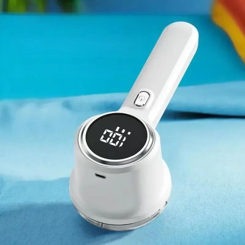 Lint Remover For Clothing Portable Electric Fuzz Pellet Remover LED Display Rechargeable for Clothes Shaver Fluff Remover Kewpie