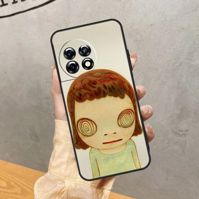 Yoshitomo Nara Case For OnePlus Nord 5 CE 2 3 4 Lite N20 N30 OnePlus 15 13 12 11 13T 10T 12R 13R 15R Cover