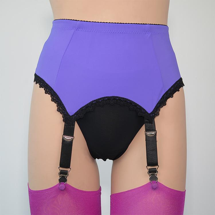 Hot Sales Polyester Mesh 6-claw Buckle Non-slip Garter Belt Thigh Garters Garter Belt Sexy