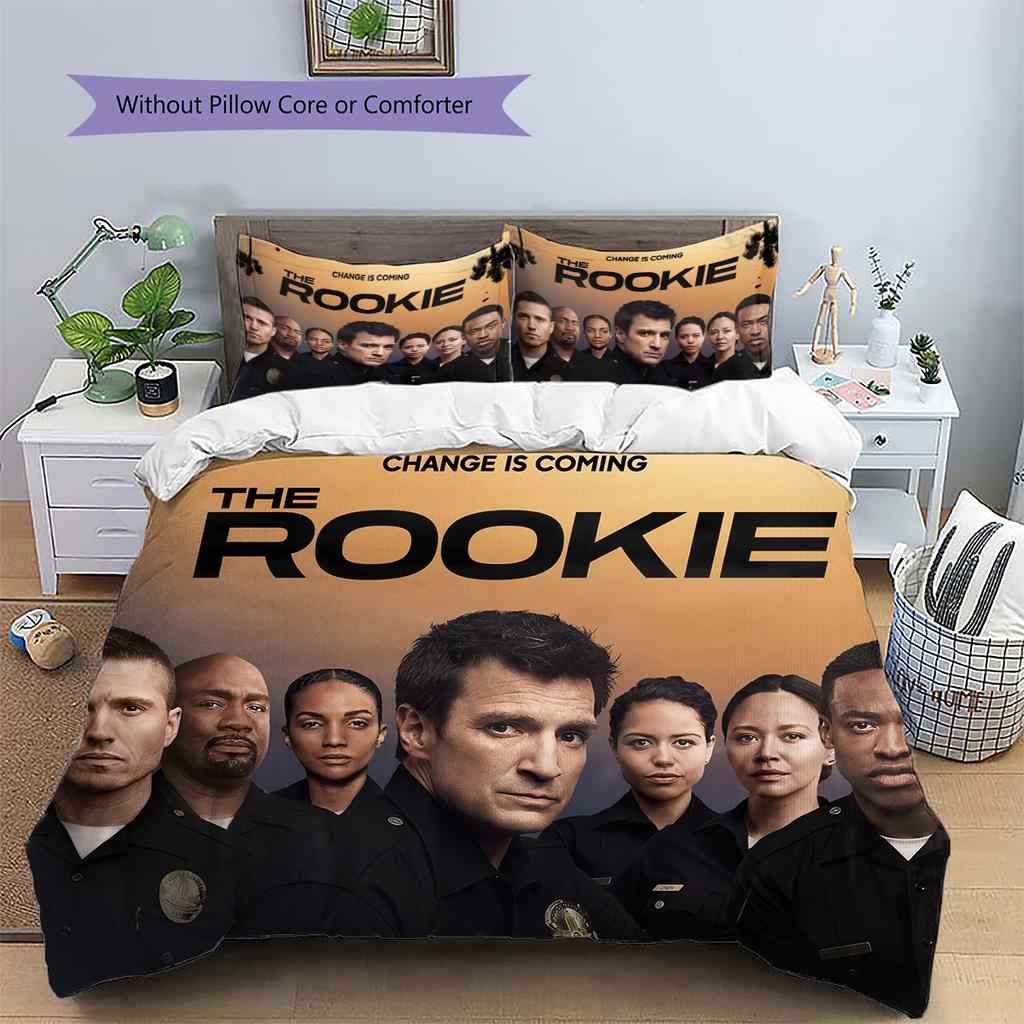 Постельное белье с узором «Новичок» Домашний декор Подарок на день рождения (1 пододеяльник + 2 наволочки, без наполнителя)