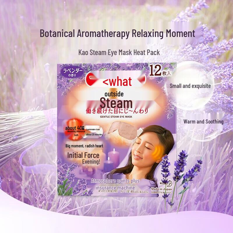 MegRhythm Kao Steam Eye Mask Variety Pack (24 Count)