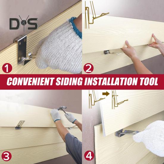 Набор из 2 шт. для измерения перекрытия сайдинга из фиброцемента, устойчивый к ржавчине компактный дизайн, портативный, прочный набор инструментов для перекрытия сайдинга