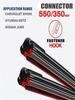 Крючковые стеклоочистители 550/350 мм (22"+14") для Chevrolet Spark, Hyundai Getz, Nissan Juke