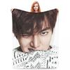 Kpop Ли Мин Хо Пледы Флисовый Плед для Дивана Дышащие Пледы для Дивана Постельное Белье Пледы для Путешествий Покрывало Одеяло