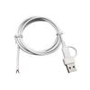 USB C Pigtail 2-жильный кабель USB Type C Male to 2Pin Wire Y Pigtail Cable 5V 2A USB C кабель питания для светодиодных маршрутизаторов