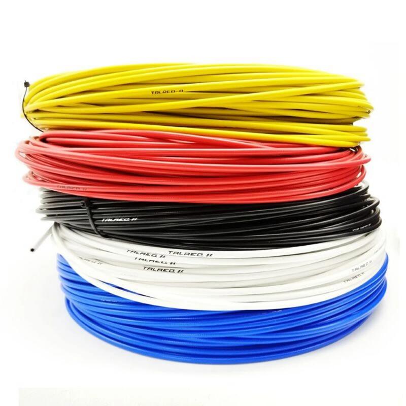 3 м 4 мм/5 мм велосипедные тормозные тросы трубка для велосипедных манеток трос переключателя передач для горного велосипеда трос переключения передач для шоссейного велосипеда трубка для провода высокого качества 5 цветов