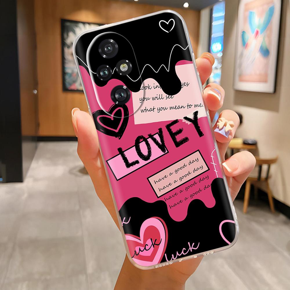 Чехол для телефона Honor 200 Pro Милый Панда Мягкий Силиконовый Чехол Для Honor 200 Lite honor200 Чехол Модный Прозрачный ТПУ Задняя Крышка Coque