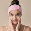 Набор из 3 махровых спа-повязок на голову для женщин, мягкая регулируемая повязка на липучке для умывания, ухода за кожей, нанесения макияжа и душа -