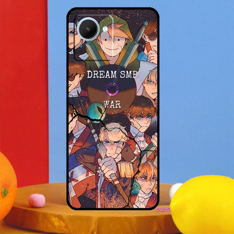 Dream Smp For Realme C55 C53 C67 C51 C35 C33 C31 C30 C25s C21Y GT Neo 6 5 9 10 11 12 Pro Plus Case