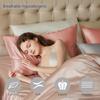 22MM Natural Mulberry Silk Pillowcase with Hidden Zipper Lenzing Tencel Back 1 Pack