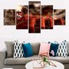 Canvas Painting Modern Print Picture 5 Pieces Japan Anime Attack On Titan Poster Wall Art Home Decor Module Living Room Canvas
