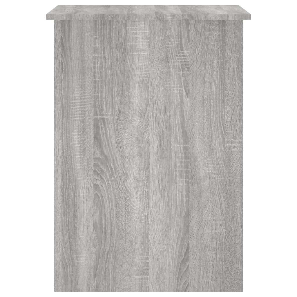 Vidaxl Biurko, Szary Dąb Sonoma, 100X55X75 Cm, Materiał Drewnopochodny
